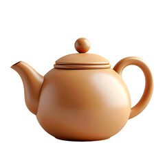 Ceramic Tea Pot on Transparent Background