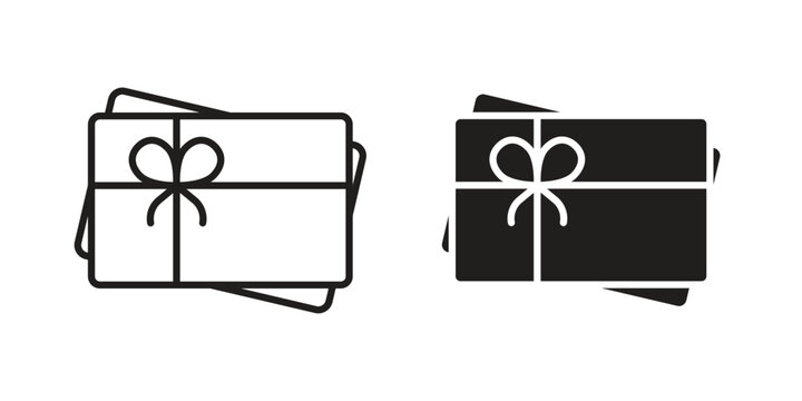 Gift voucher icon suitable symbol. Simple stock illustration stock