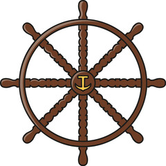 ship steering wheel