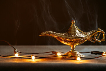 Ramadan Kareem background with copy space