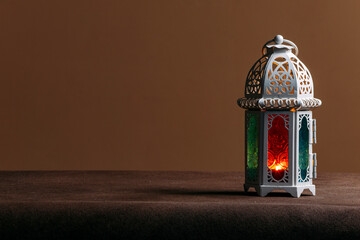 Ramadan Kareem background with copy space