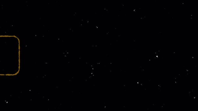Dark minimal edge showing a frame Super 8 film with Film Light Leak Grain and Real 8mm Film Light Leaks, captured from a real film scan of a Real 8 mm format and Real 8 mm film.. 4K Video