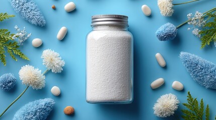 Magnesium citrate concept for stress support and body balance.