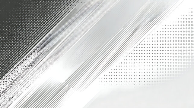 Dynamic Abstract Background With Lines and Halftone