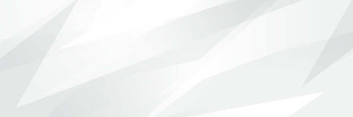 Abstract pattern white geometric banner design background.