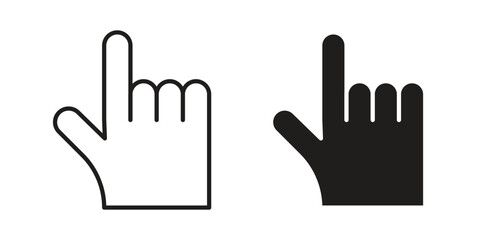 Fototapeta premium Cursor icon vector. EPS 10 editable vector bundle