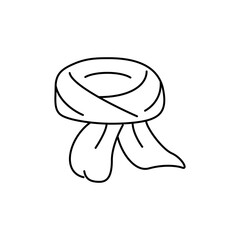 スカーフをモチーフにした春アイコン