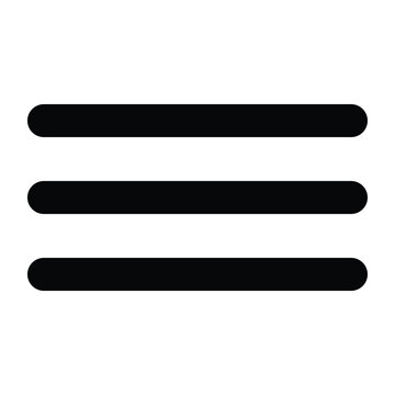 Menu Vector Icon, User Interface Related Solid Style Vector Icon.