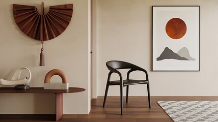 Modern Minimalist Interior Design with Asian Accents