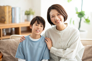 親子のポートレート