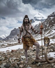 Naklejka premium Lord shiva | Shivaratri | Maha Shivaratri | Mahadev
