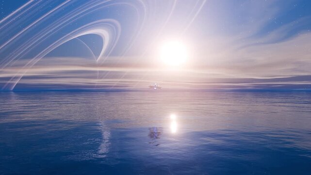 This is how I imagine the future and space travel. Spaceships with gigantic space stations.