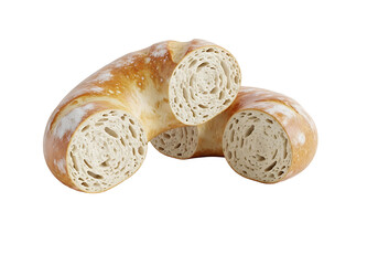 Sliced Bread Loaf with Sesame Seeds.