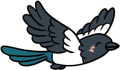Obraz premium vector illustration of an eagle