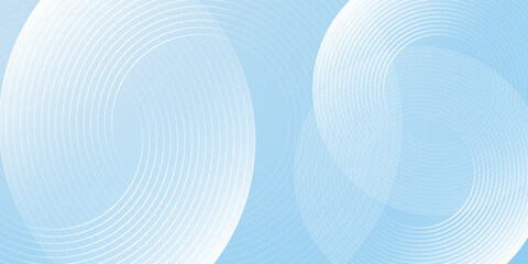 Background pastel colorful  blue and white gradations. Circle effect style geometric simple modern abstract nice