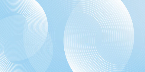 Background pastel colorful  blue and white gradations. Circle effect style geometric simple modern abstract nice