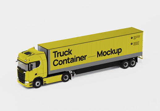 Transport Container Mockup