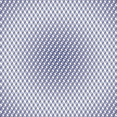 Blue 3D cube pattern design