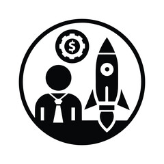 Startup Acquisition Business Icon