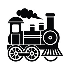 Steam Locomotive Train Icon