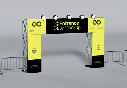 Event Entrance Gate Mockup
