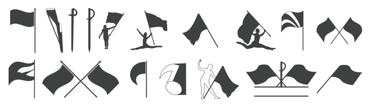 color guard marching band split monogram color guard design