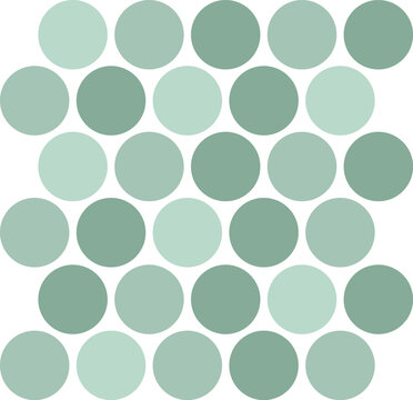 Penny round wall or floor pattern. Ceramic tile surface