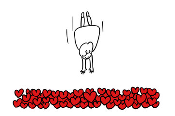 ハートにダイブ！