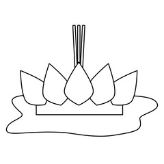 Loy Kratong Thailand Festival Event Decorative