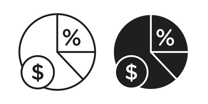 Margin icon concept. Thin line symbol. Vector illustration isolated. Editable stroke.