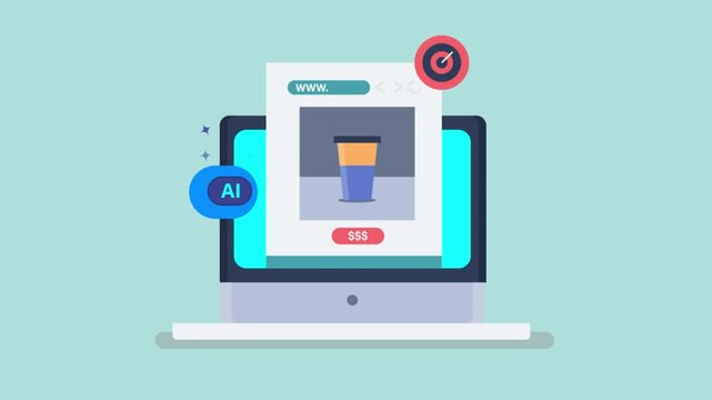 Semantic ad targeting, programmatic AI advertising system delivers highly relevant ad placement matching web content.
