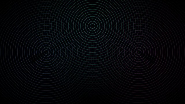 Wave Interference Pattern Animation - Ripple Collision Effect Motion Background for Scientific Visual Content