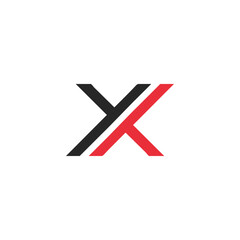 Logo Letter YX Simple Minimalist