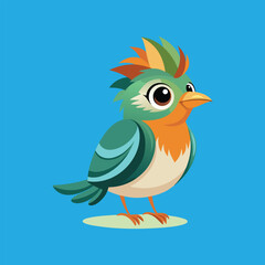 Obraz premium A cute little beautiful bird