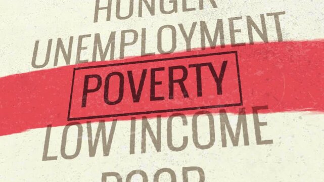 Poverty 3D Scrolling Title Animation