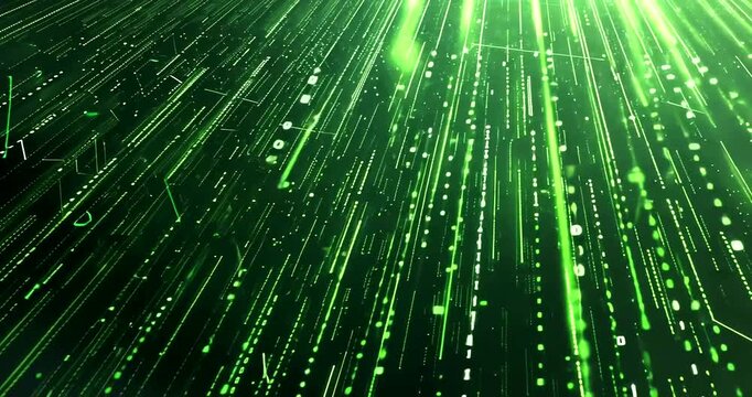 Dynamic Digital Data Flow: Streaming Green Code in an Abstract Cyber Environment