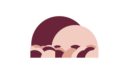 A serene abstract illustration reflecting the gentle embrace of Valentine's Day Modern Romance and Self-Care, fostering tranquility and emotional wellness