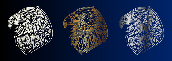 Eagle Head Design Elements