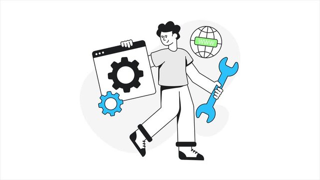 Web Services  Animation MP4 File 