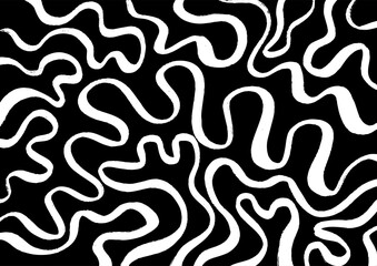 Abstract background with a grunge style hand drawn swirly line pattern 