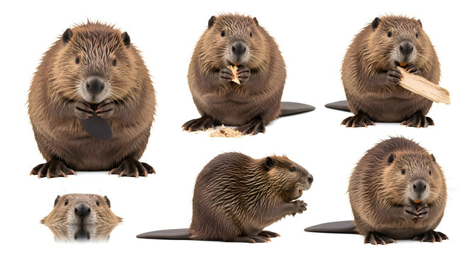 beaver rodent semi aquatic large teeth flat tail brown fur wood gnawing water animal nature wildlife forest river lake north america ecosystem engineering dam builder herbivore