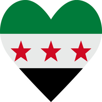 Click the heart button flag of Syria