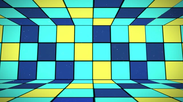 illuminated square background