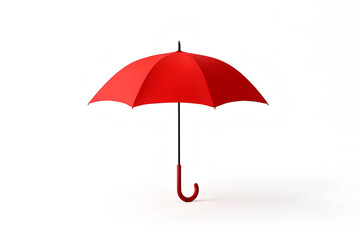 Obraz premium A umbrella standing alone on a white background
