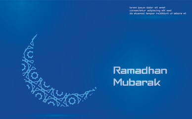 Eid Mubarak Background with Islamic Decoration