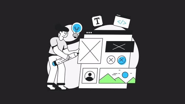 Web Design Alpha channel Animation