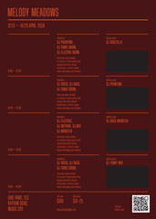 Summer Music Festival Flyer Template