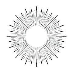 Obraz premium Dynamic burst of energy with radiating lines