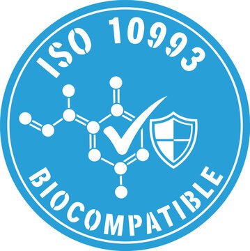 ISO 10993 Biocompatibility Certification Seal for Medical Devices and Materials