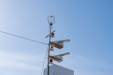 船 漁船 レーダー デッキ 操舵室 © sugiwork